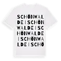 Schönwalde I ordlek t-shirt
