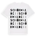 Schönwalde II ordlek t-shirt