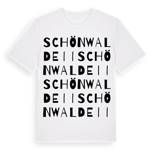 Schönwalde II ordlek t-shirt – ekologisk bomull t-shirt från Pinshirt