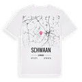 Schwaan karta t-shirt
