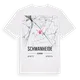 Schwanheide karta t-shirt