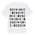 Schwanheide ordlek t-shirt