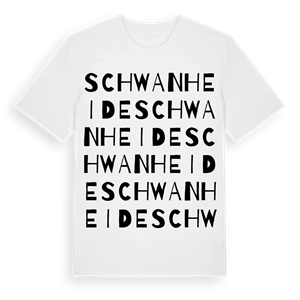 Schwanheide ordlek t-shirt – ekologisk bomull t-shirt från Pinshirt