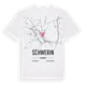 Schwerin karta t-shirt