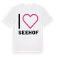 Jag älskar Seehof t-shirt stort tryck