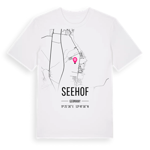 Seehof karta t-shirt – ekologisk bomull t-shirt från Pinshirt