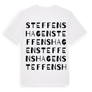 Steffenshagen ordlek t-shirt – ekologisk bomull t-shirt från Pinshirt