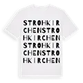 Strohkirchen ordlek t-shirt