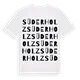 Süderholz ordlek t-shirt