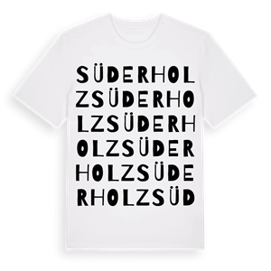 Süderholz ordlek t-shirt – ekologisk bomull t-shirt från Pinshirt