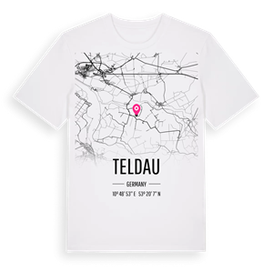 Teldau karta t-shirt – ekologisk bomull t-shirt från Pinshirt