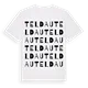 Teldau ordlek t-shirt
