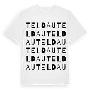 Teldau ordlek t-shirt – ekologisk bomull t-shirt från Pinshirt