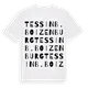 Tessin b. Boizenburg ordlek t-shirt