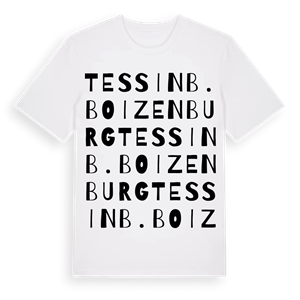Tessin b. Boizenburg ordlek t-shirt – ekologisk bomull t-shirt från Pinshirt