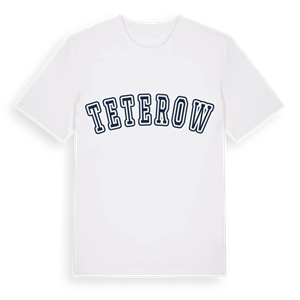 Teterow college t-shirt – ekologisk bomull t-shirt från Pinshirt