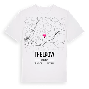 Thelkow karta t-shirt – ekologisk bomull t-shirt från Pinshirt