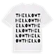 Thelkow ordlek t-shirt