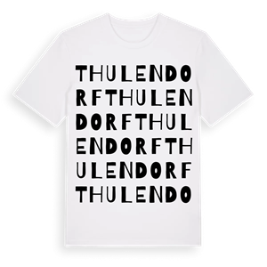 Thulendorf ordlek t-shirt – ekologisk bomull t-shirt från Pinshirt