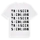 Tribseer Siedlung ordlek t-shirt
