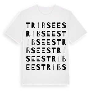 Tribsees ordlek t-shirt – ekologisk bomull t-shirt från Pinshirt