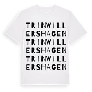 Trinwillershagen ordlek t-shirt – ekologisk bomull t-shirt från Pinshirt