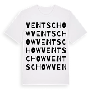 Ventschow ordlek t-shirt – ekologisk bomull t-shirt från Pinshirt