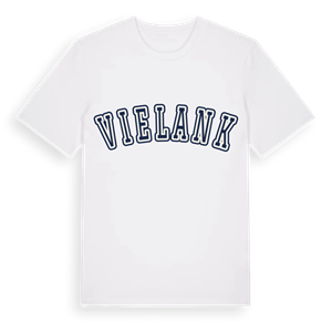 Vielank college t-shirt – ekologisk bomull t-shirt från Pinshirt