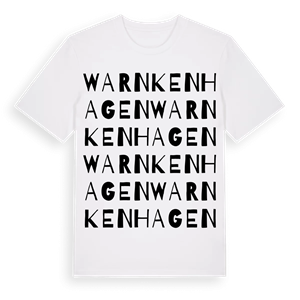 Warnkenhagen ordlek t-shirt – ekologisk bomull t-shirt från Pinshirt