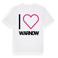 Jag älskar Warnow t-shirt stort tryck