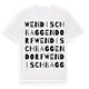 Wendisch Baggendorf ordlek t-shirt