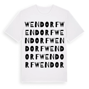 Wendorf ordlek t-shirt – ekologisk bomull t-shirt från Pinshirt