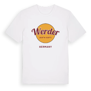 Werder cirkel t-shirt – ekologisk bomull t-shirt från Pinshirt