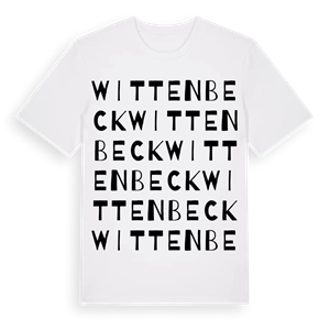 Wittenbeck ordlek t-shirt – ekologisk bomull t-shirt från Pinshirt