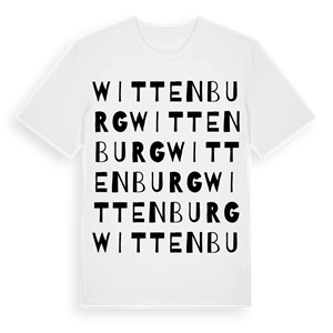 Wittenburg ordlek t-shirt – ekologisk bomull t-shirt från Pinshirt