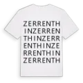 Zerrenthin ordlek t-shirt