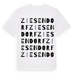 Ziesendorf ordlek t-shirt – ekologisk bomull t-shirt från Pinshirt