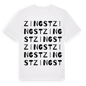 Zingst ordlek t-shirt – ekologisk bomull t-shirt från Pinshirt