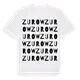 Zurow ordlek t-shirt