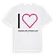 Jag älskar Adanalıoğlu Mahallesi t-shirt stort tryck