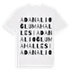 Adanalıoğlu Mahallesi ordlek t-shirt