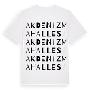 Akdeniz Mahallesi ordlek t-shirt – ekologisk bomull t-shirt från Pinshirt