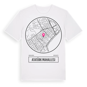 Atatürk Mahallesi t-shirt – ekologisk bomull t-shirt från Pinshirt