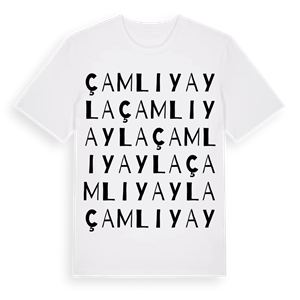 Çamlıyayla ordlek t-shirt – ekologisk bomull t-shirt från Pinshirt
