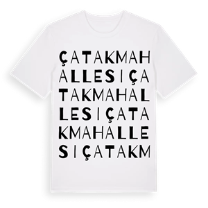 Çatak Mahallesi ordlek t-shirt – ekologisk bomull t-shirt från Pinshirt