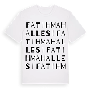 Fatih Mahallesi ordlek t-shirt – ekologisk bomull t-shirt från Pinshirt