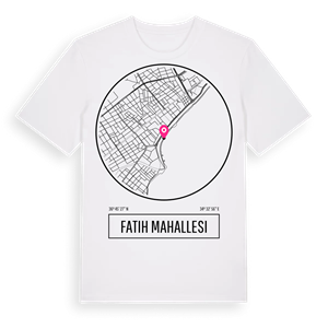 Fatih Mahallesi t-shirt – ekologisk bomull t-shirt från Pinshirt