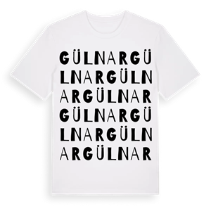 Gülnar ordlek t-shirt – ekologisk bomull t-shirt från Pinshirt