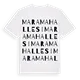 Mara Mahallesi ordlek t-shirt