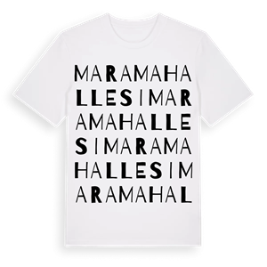 Mara Mahallesi ordlek t-shirt – ekologisk bomull t-shirt från Pinshirt